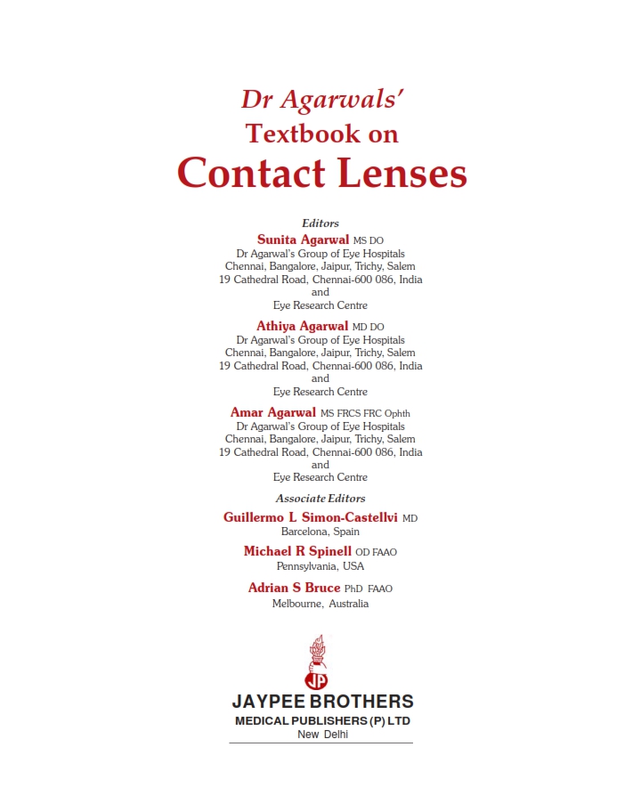 Dr. Agarwals' Textbook on Contact Lenses