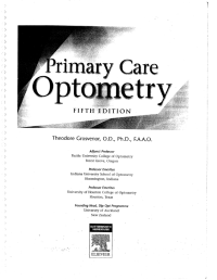 PRIMARY CARE OPTOMETRY